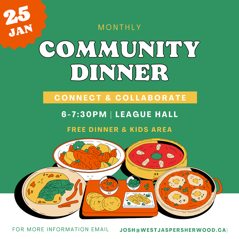 Monthly community dinners
